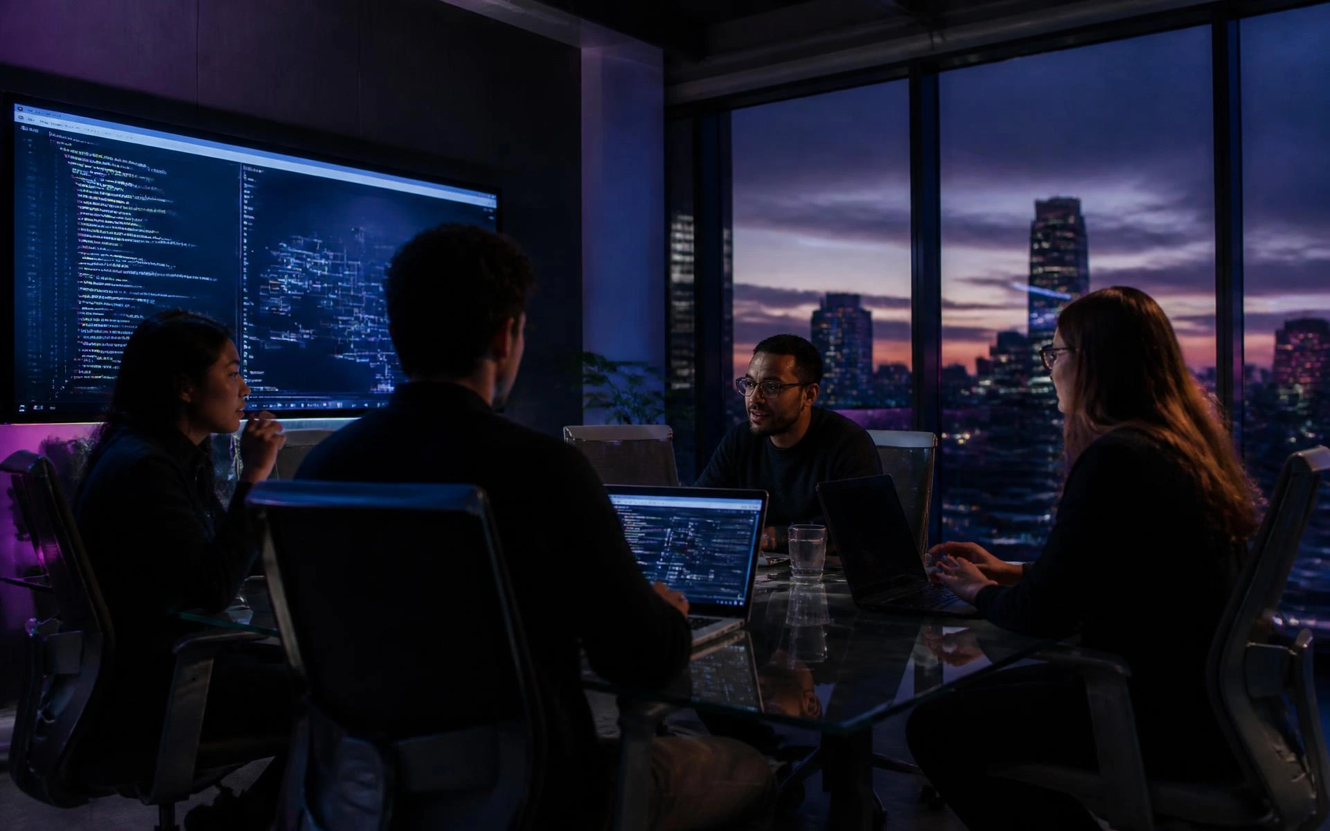 Softfix technology team collaborating