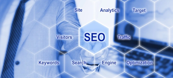 SEO specialists reviewing analytics