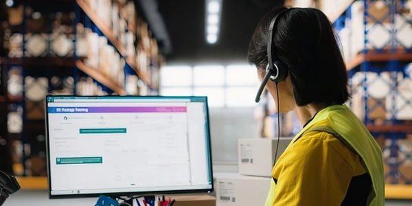 Customer account portal showing order history
