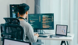 Frontend architecture code in an editor