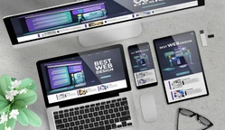 Responsive mobile web application interface