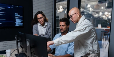 Enterprise application interface with typed data models