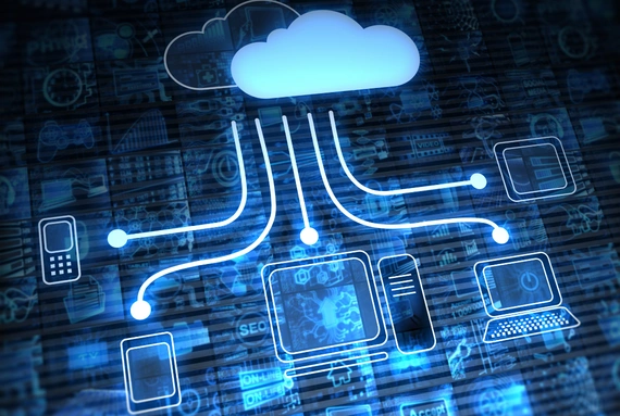 Global enterprise cloud network visualisation representing Microsoft Azure regional infrastructure