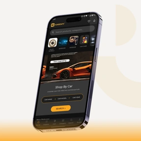 E-commerce Apps mobile application interface