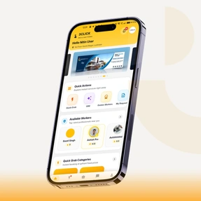 On-Demand Apps mobile application interface