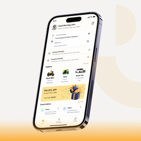 Travel Apps mobile application interface