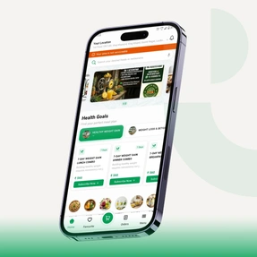 Consumer Apps mobile application interface
