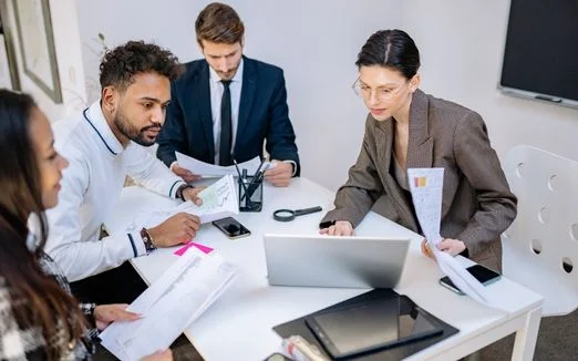 Enterprise SaaS product team meeting